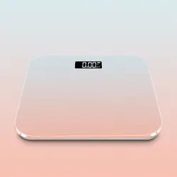 New Gradient Color Home Intelligent Electronic Scale LCD Display Charging Bluetooth Body Fat Body Scale Weight Scale