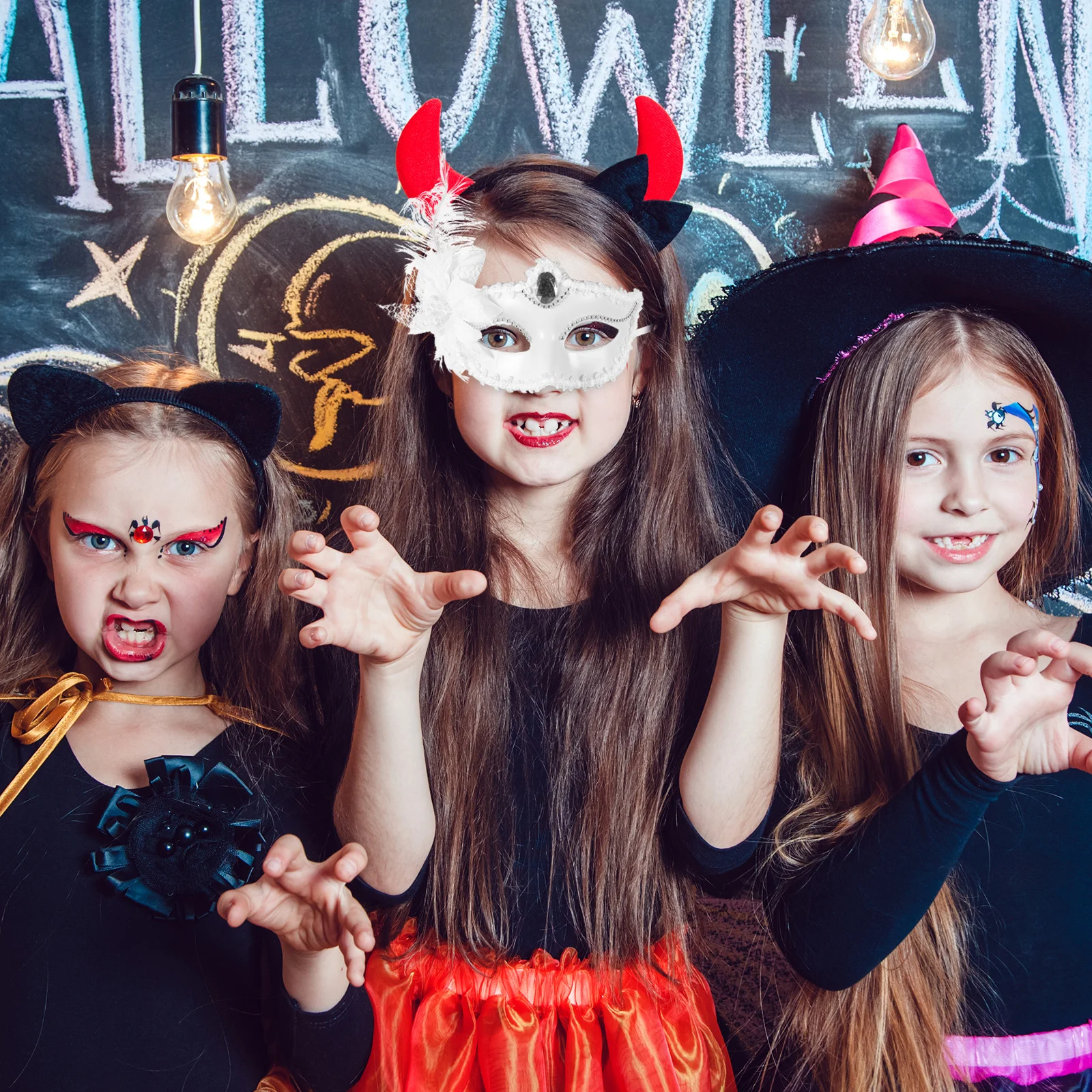 

Маскарадная полумаска, реалистичный дизайн, фестивальная вечеринка, Хэллоуин, косплей, маска, косплей, полумаски для лица, реквизит для фотосъемки