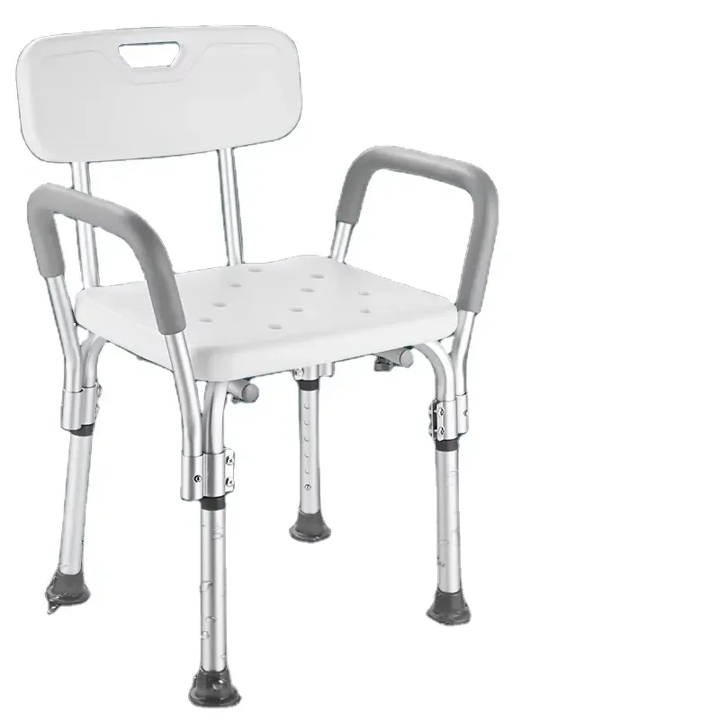 for Shower Bathtub Toilet Seat Elderly Comfortable Aluminum Disabled Bathtub Stool Non-slip Mat Bathroom Safety Equipment