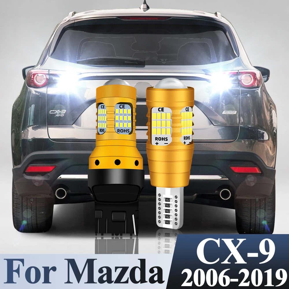 

Светодиодные резервные фонари заднего хода для Mazda CX-9 CX9 2006-2019, лампа заднего фонаря 2018 2017 2016 2015 2014 2013 2012 2011 2010 2009