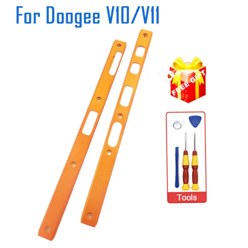 New Original DOOGEE V10 V11 Housing A Front shell Middle Side Plastic Left Right Decorative Parts Frame Middle For Doogee V11