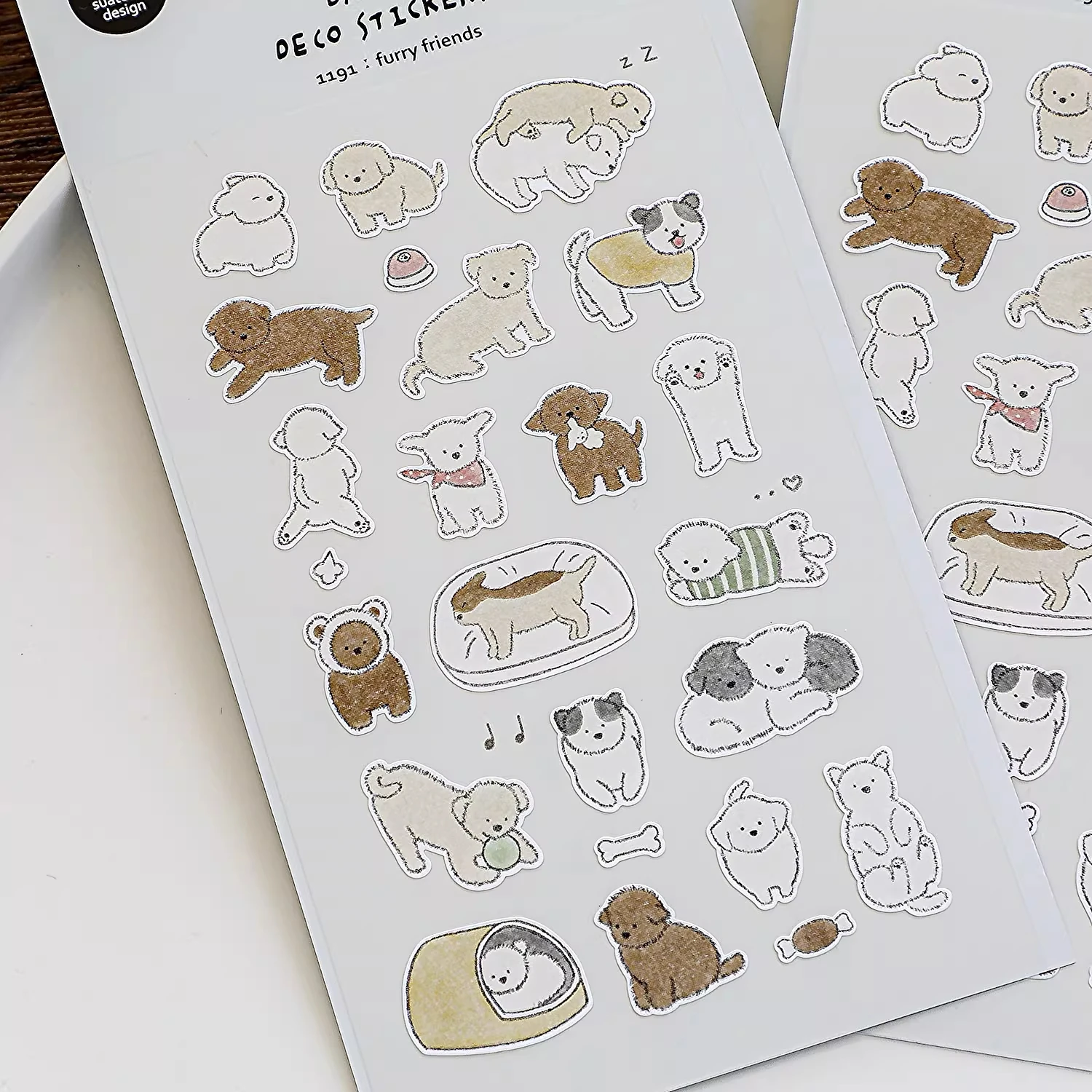 

Корейские импортные наклейки Suatelier Furry Friends для скрапбукинга, декоративные стикеры для канцелярии, DIY-наклейки для школы и офиса, 1191