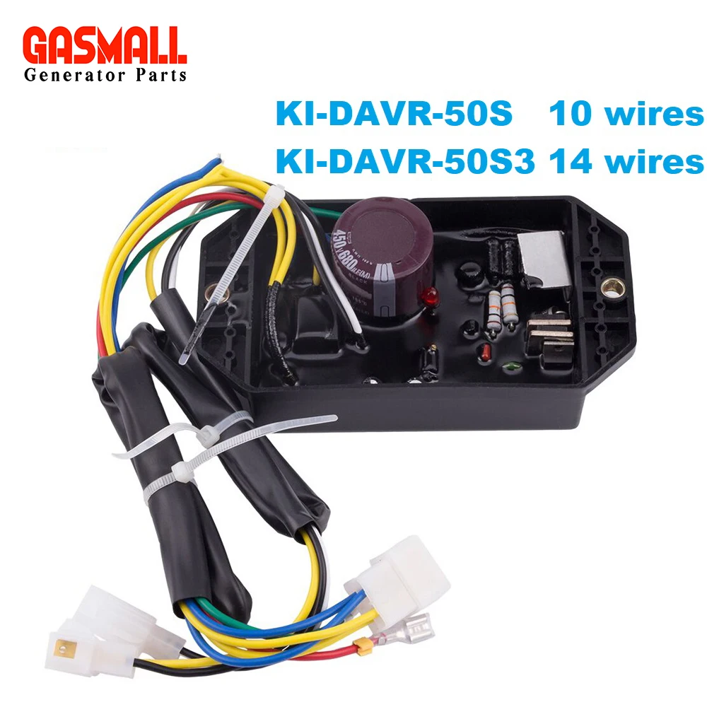 

Ki-Davr-50s 50s Kipor Generator Avr Automatic Voltage Regulator Single-Phase Regulator 10 Wire KDE6500T KDE6700T KDE3500T