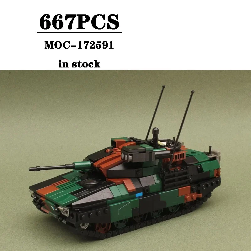 

New MOC-172591 Modern Infantry Fighting Vehicle Military Building Blocks 667PCS Adult Birthday Gift Children Christmas Toy Gift