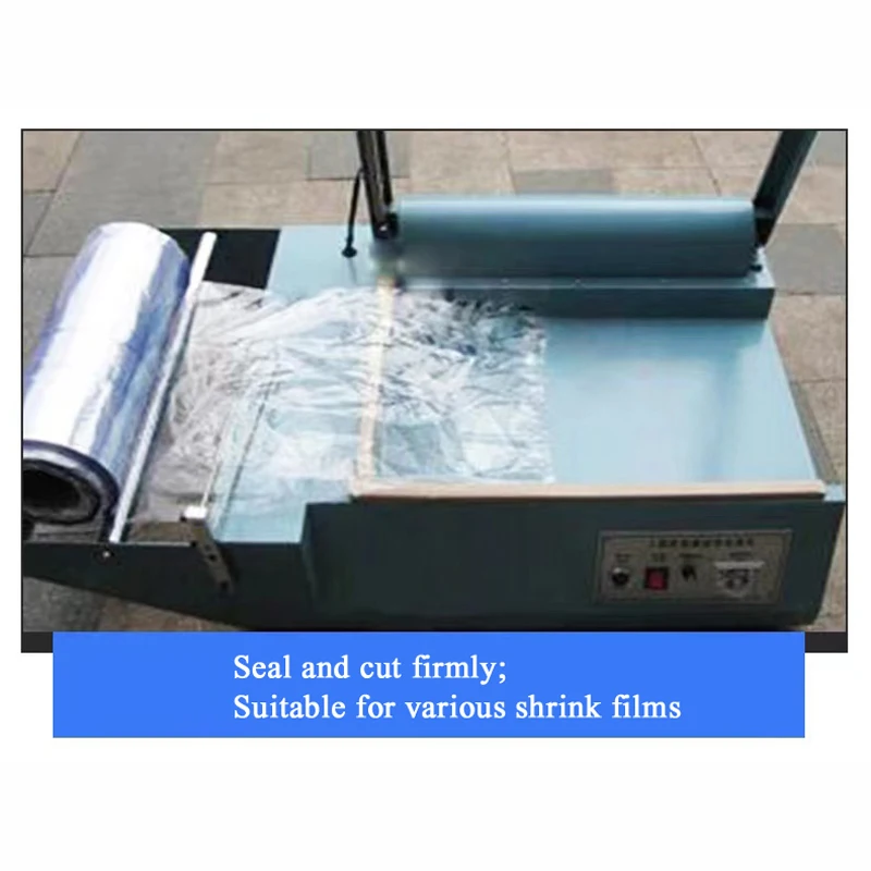 Heating Film Sealing Machine Film Heat Shrink Wrapping Machine Wrapper perfume box Tissue cigarette Wrap Film Dispenser Packing