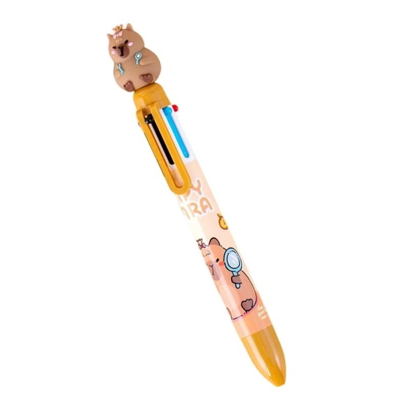 Y5LB Multicolor Ballpoint Pen, Retractable Colored Balls Point Pen Multi Colour Pen