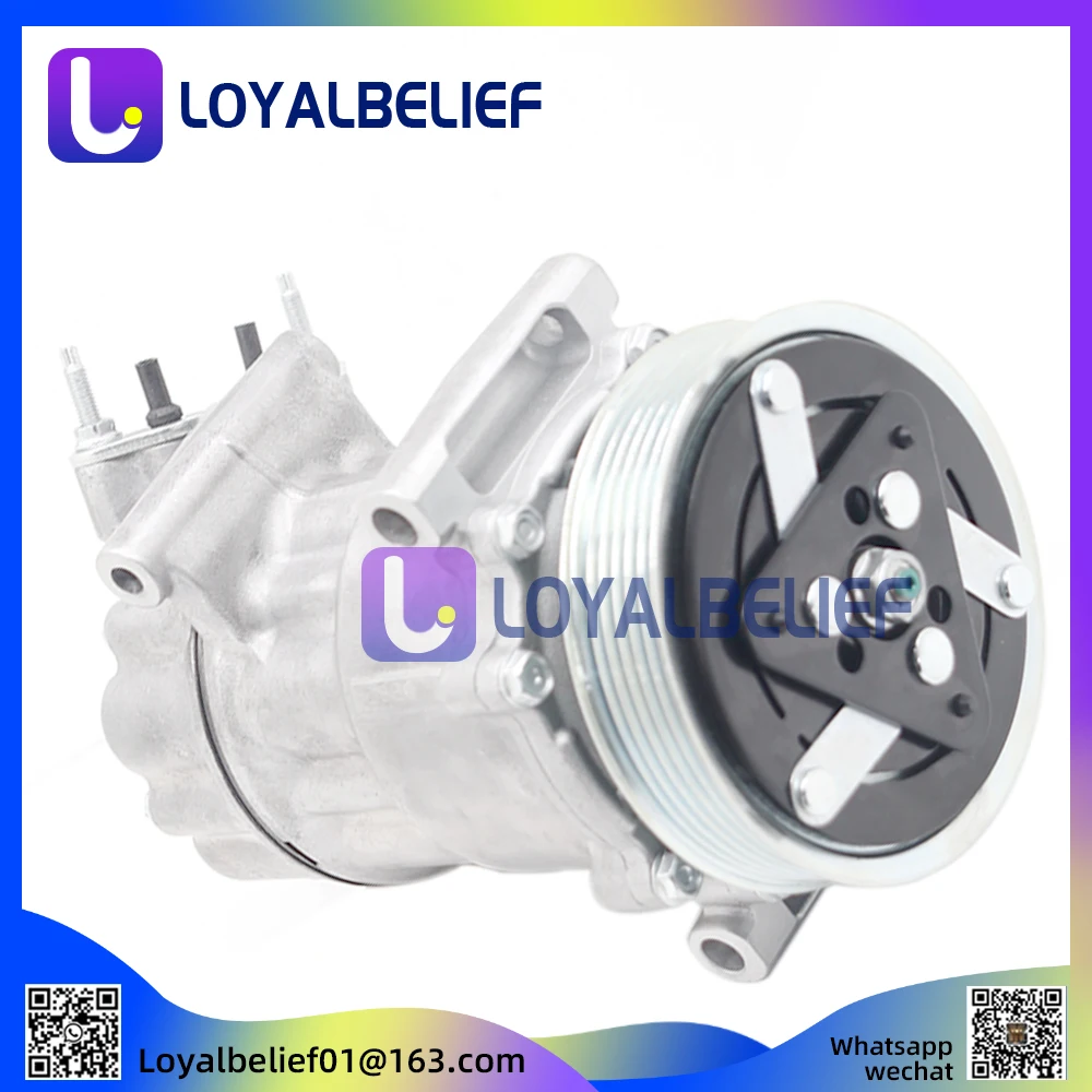 CAR A/C Compressor Air Conditioning For Peugeot 1.6 2012 307 308 807 607 406 Citroen C4 Berlingo 6453QN 6453QL 6453ZA 9825868180