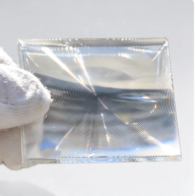 100x100mm Square PMMA Fresnel Lens, Solar Condenser Magnifier50/55/60/90mm Focal Length for LED Optical DIY Experiment