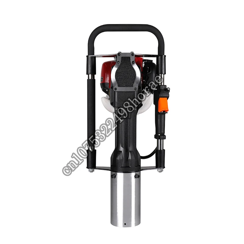 Handy Piling Machine Thrall Mechanics Small Vibration Impact Portable Pile Driver 2-Stroke Single Cylinder DPD-100 post driver