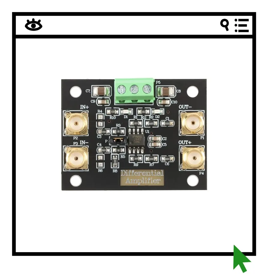 lmh6550-fully-differential-module-400m-differential-high-speed-operational-amplifier-single-ended-conversion-differential