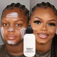 Goat Milk Liquid Foundation Cream 50ml Moisturize Matte Concealer Cosmetics Waterproof Oil-control Cover Acne Base Cream Makeups