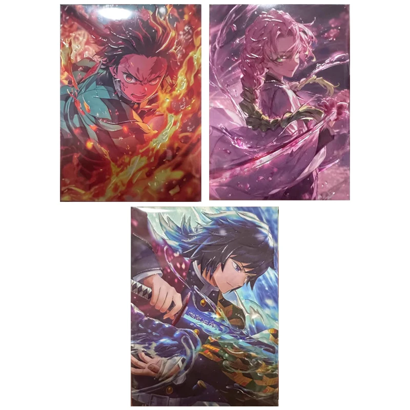 

Аниме Demon Slayer Kanroji Mitsuri Tomioka Giyuu Kamado Tanjirou коллекционные карты подарок на Рождество и день рождения игрушка для детей