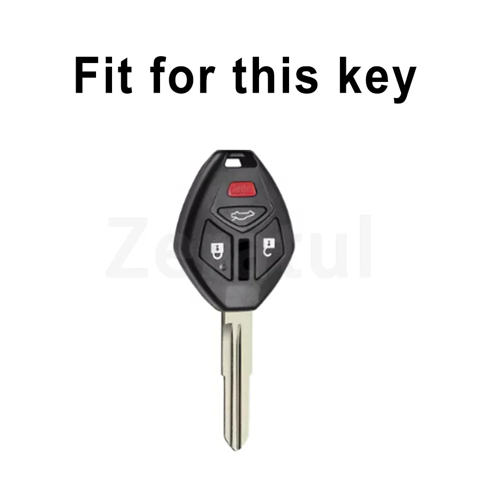 4 Buttons TPU Remote Key Shell Case Fob Cover for Mitsubishi Lancer Outlander Endeavor Galant Keyless Protector Accessories