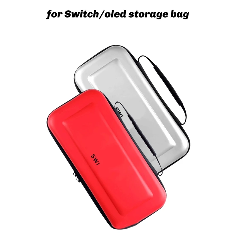 For Nintendo Switch OLED Storage Bag Crystal Clear Case For Nintendoswitch OLED Console Anti-Blue Glass Film Accessories