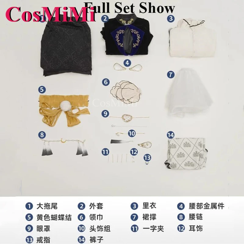 CosMiMi Anime Black Butler Ciel Phantomhive disfraz de Cosplay piel de ostra fresca traje atractivo carnaval fiesta ropa de juego de rol