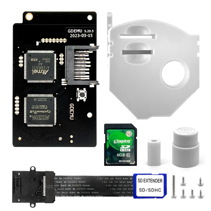 GDEMU 5 20 V5.15/5.15b/5.20.5 Optische Drive Emulatie Board en Remote Card Mount Kit voor DC Console Voor SEGA Dreamcast DC VA1