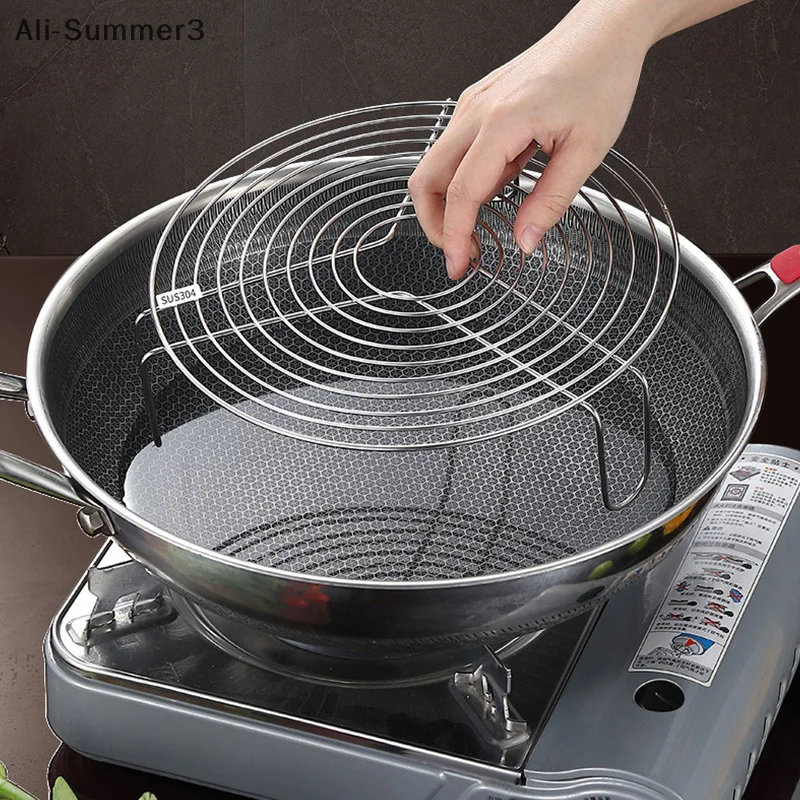 Rundes Dampfgarer-Regal aus Edelstahl 304, Küche, Multifunktions-Topf, Dampftablett, Knödel, Eier, Grillständer, Schnellkochtopf, Untersetzer