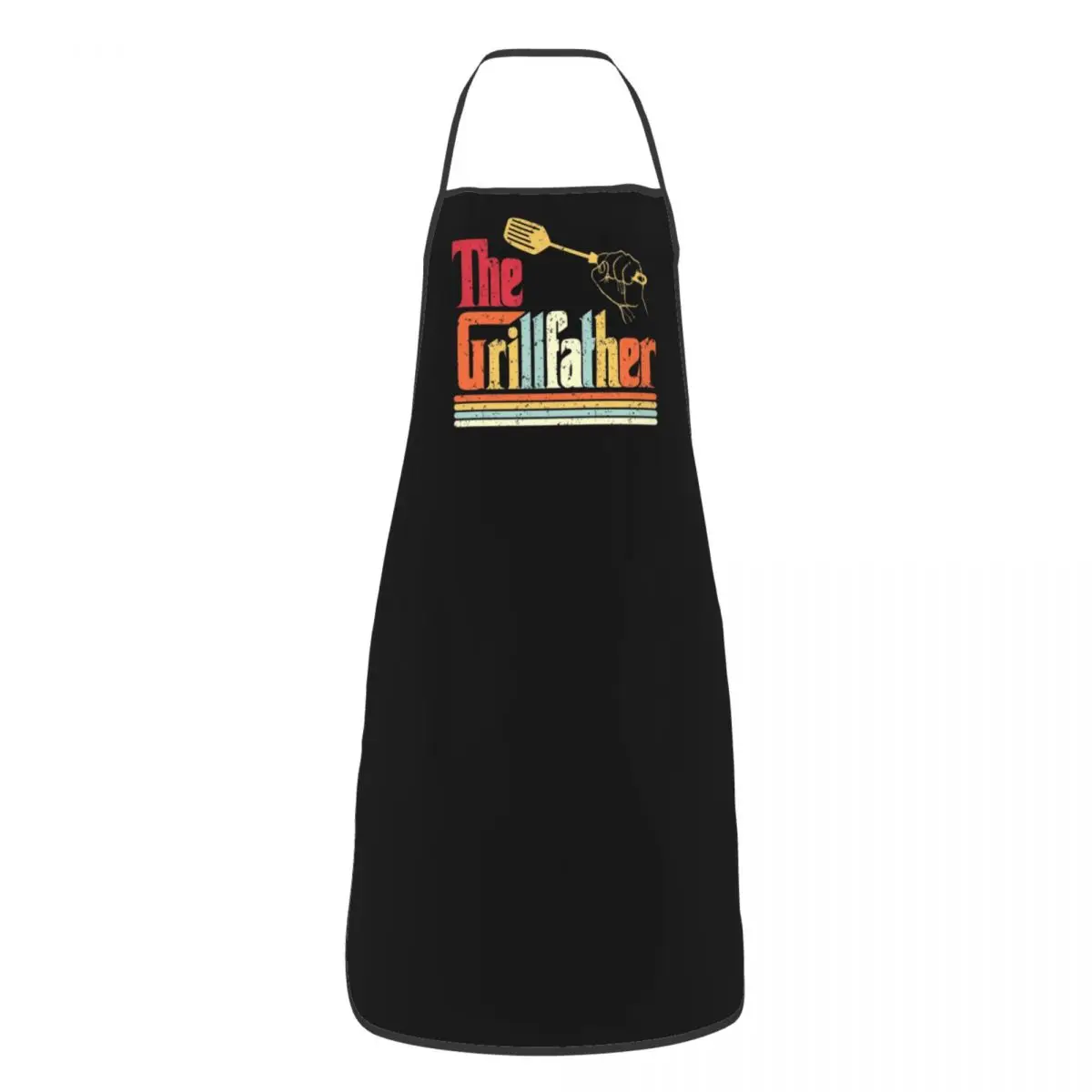 Custom Bib The Grillfather BBQ Grill Apron Men Women Adult Chef Kitchen Cooking Father Barbecue Gift Tablier Cuisine Baking