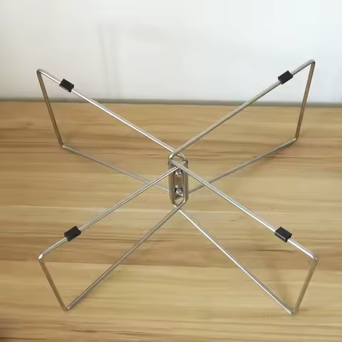 Cooler Box Stand Ice Box Holder Outdoor Camping Box Storage Stand Plastic Folding Box Support Shelf Camping Supply