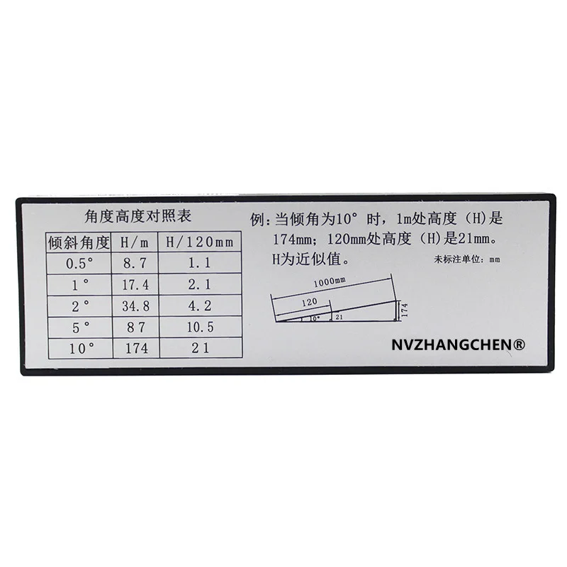 High precision Horizontal Angle Ruler Square Horizontal Bubble Level Spirit Level Ruler for Diy RV Home Improvement Measuring To