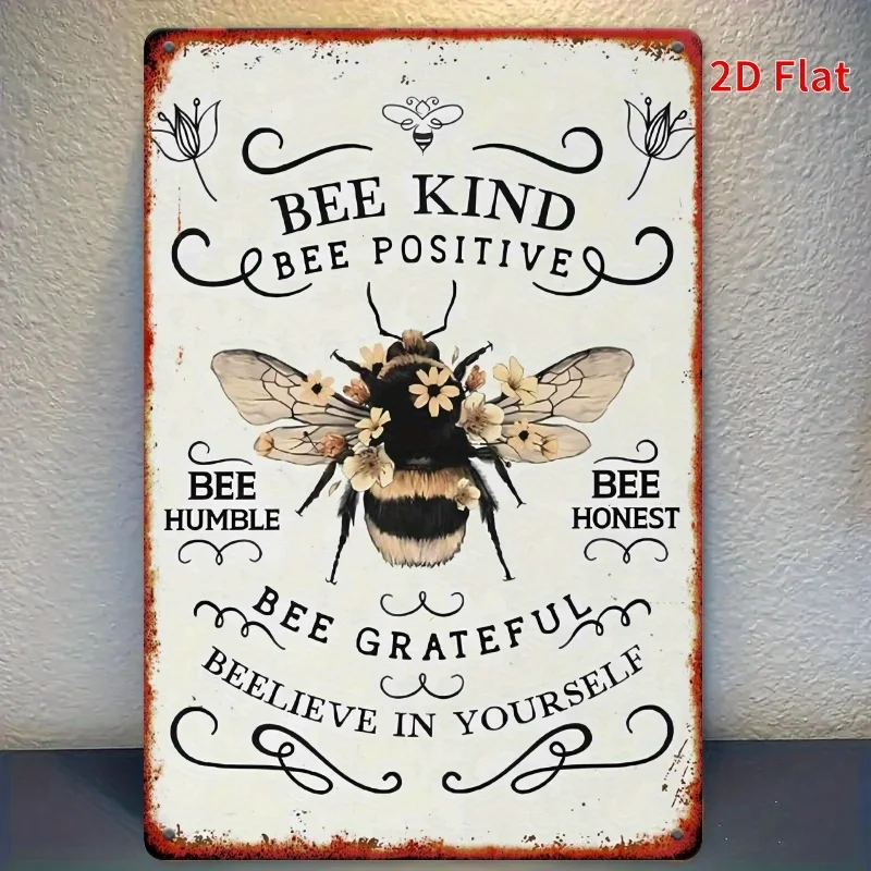 Single Bee-Shaped Wall Hanging - Minimalist Bee-Themed Decor with 
