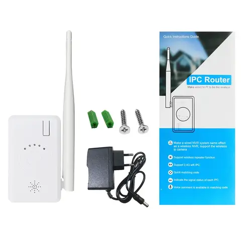 1pcsUniversal IPC Router / Repeater Extend WiFi Range for Home Security Camera System Wireless