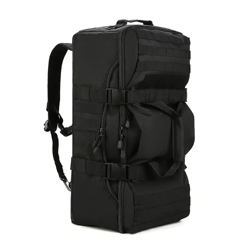 Multifunctional Tactical Backpack Large Capacity Outdoor Hiking Bag 3‑Way Travel Camping Sports Duffle Bag