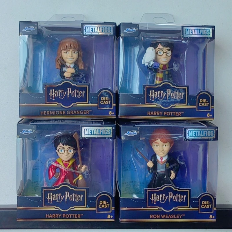 

Коллекционные металлические фигурки Jada Anime: Гарри Поттер, Гермиона, Рон (2,5 дюйма), мини-модели, игрушки, украшения, подарки для мальчиков и девочек