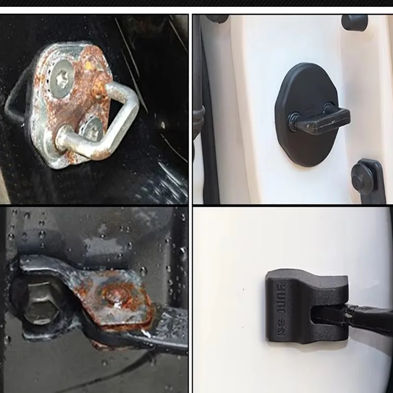 Для Mitsubishi Pajero дверной замок, пряжка, крышка V97V93V73, автомобильный дверной замок, защитная крышка, ограничитель крышки, ABS, автомобильные аксессуары