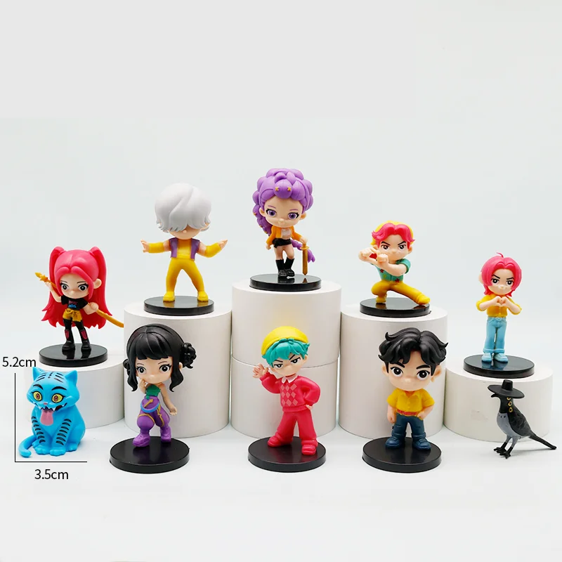 新しい 6 ピース/セット KPop スーパースター魔女狩りグループ、サジャボーイズ PVC アクションフィギュアおもちゃアニメフィギュア人形ファンのための誕生日ギフト