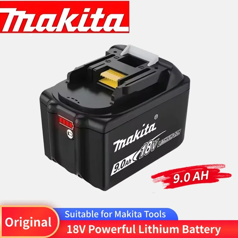 

9,0 Ач Makita 18 В с литий-ионной аккумуляторной батареей для DDF487 BL1880 BL1860B LXT400 Электроинструмент Makita 18 В Батарея