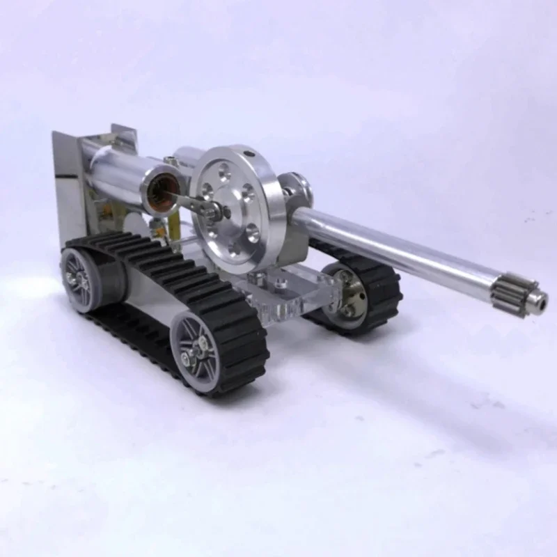 

Cool Mini Stirling Engine Crawler Tank Model Kit External Combustion Engine Science Educational Toys