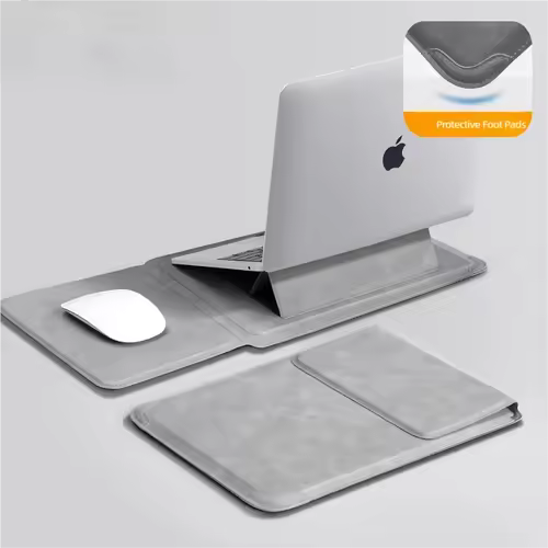 Laptop Sleeve Case 13 14 15 15.6 16Inch For Huawei HP DELL Bag For Macbook Air Pro 13 13.6 M4 Notebook Case with stand Men Women - Image 10