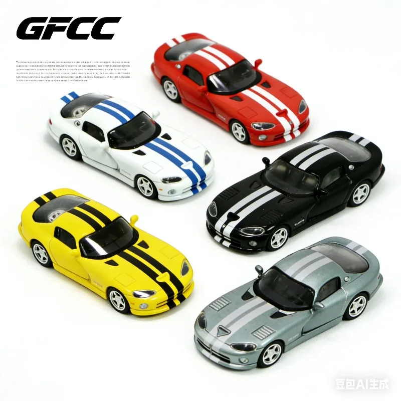 

GFCC 1/64 scale Dodge Viper GTS replica alloy car model, a boys' holiday gift toy, an adult collection piece.