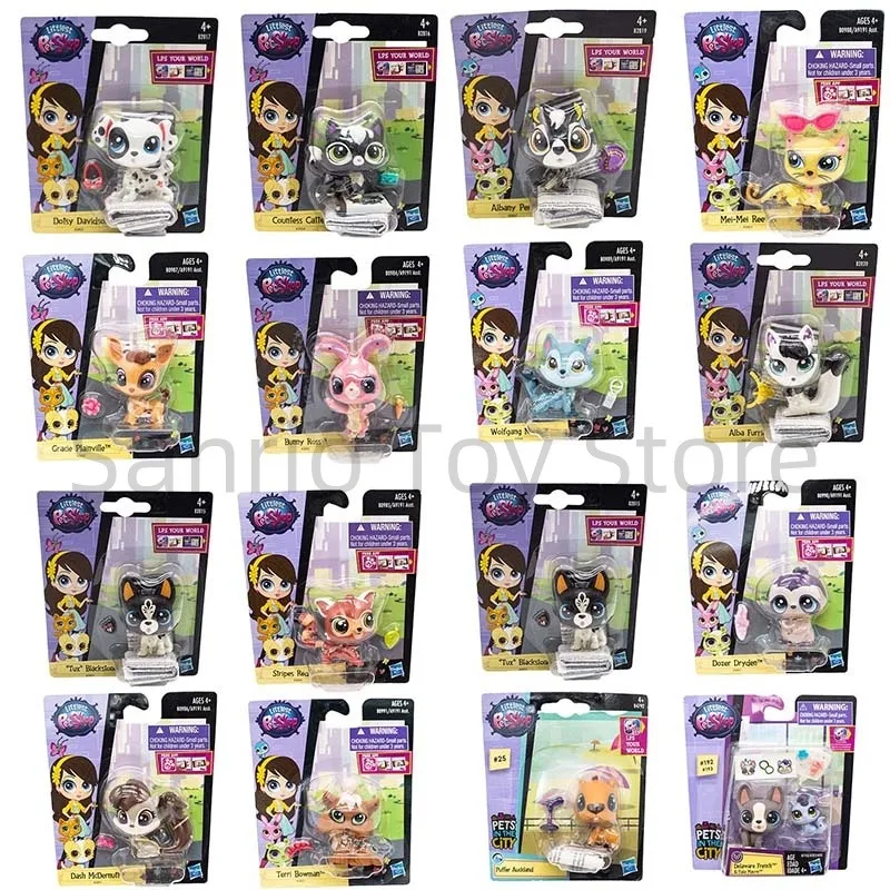 Hasbro Littlest Pet Shop, новая серия игрушечных кукол, изящные кролики, кросс, воздушные большие глаза Окленда, украшения для домашних животных, подарки для детей