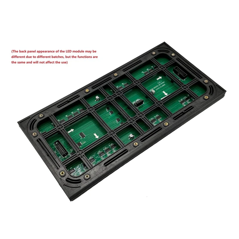 2Pcs P10 Full Color Outdoor LED Module HUB75 SMD3535 32x16 Pixels LED Display Panel 320x160mm 1/4S Driver-ABAM