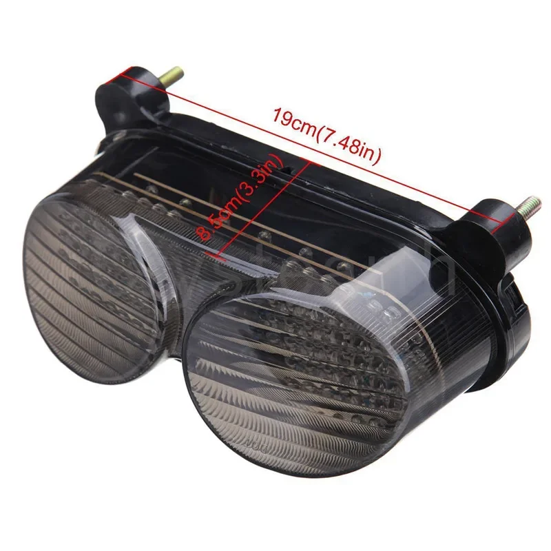 Smoke Clear Lens Motorcycle LED Tail Light Integrated Brake Turn Signals Taillight For Kawasaki ZX6R ZX9R ZR7S ZX900 ZZR600