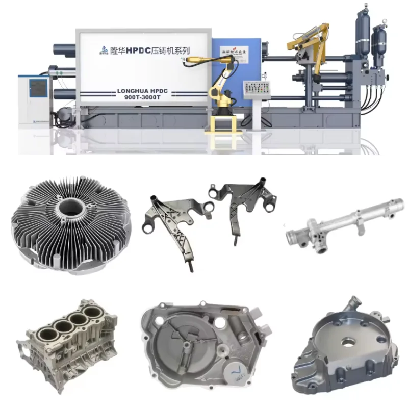 Longhua Design Die-casting Motorcycle Car Engine Component Mould for Metal Parts Production