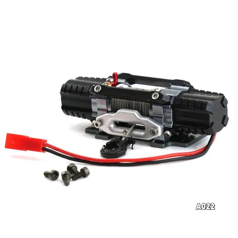 

Dual Motor Metal Simulated Winch For 1/8 1/10 RC Crawler Car Axial SCX10 TRAXXAS TRX4 RC4WD D90 KM2 Upgrade Parts