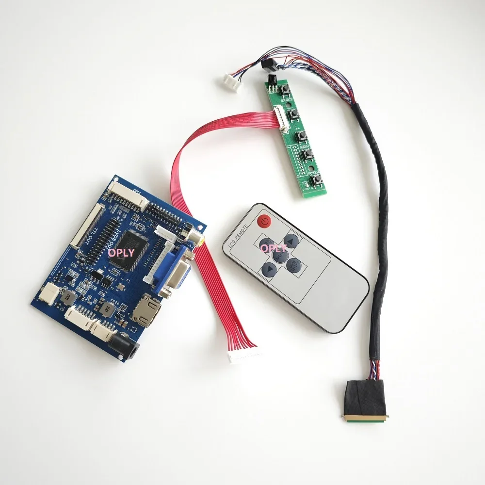 

Для B089AW01 V1 B089AW01 V3 B089AW01 WLED VGA AV HDMI-совместимая 40-контактная ЖК-панель LVDS 8,9 дюйма 1024 × 600 Комплект платы контроллера дисплея