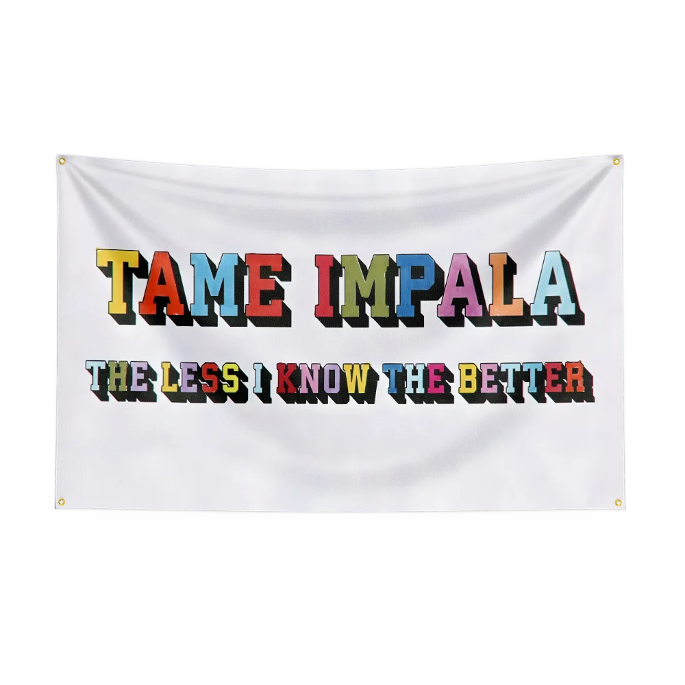 3x5 أقدام T-Tames-L-Impal-S-Rock الفرقة العلم البوليستر الطباعة الرقمية راية للمرآب جدار الفن خارج الباب الديكور #5