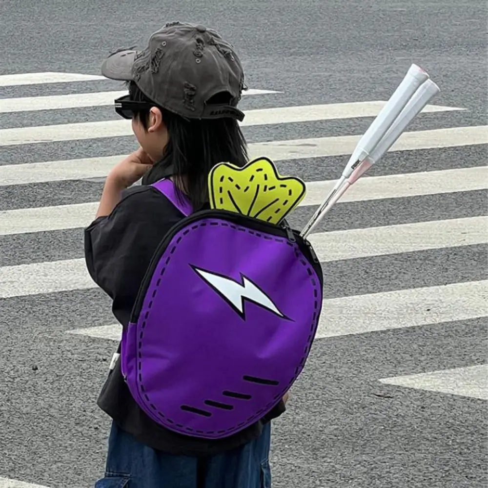 

Casual Children's Badminton Bag Lightweight Nylon Tennis Carrot Bag Sport Cute School Backpack Boys/Girls
