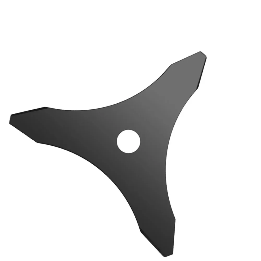yes2PCS Durable 3 Teeth Design Brush Cutter Blade manganese steel Black Mower Blade Accessories Sharp Universal Grass Cutting Bl
