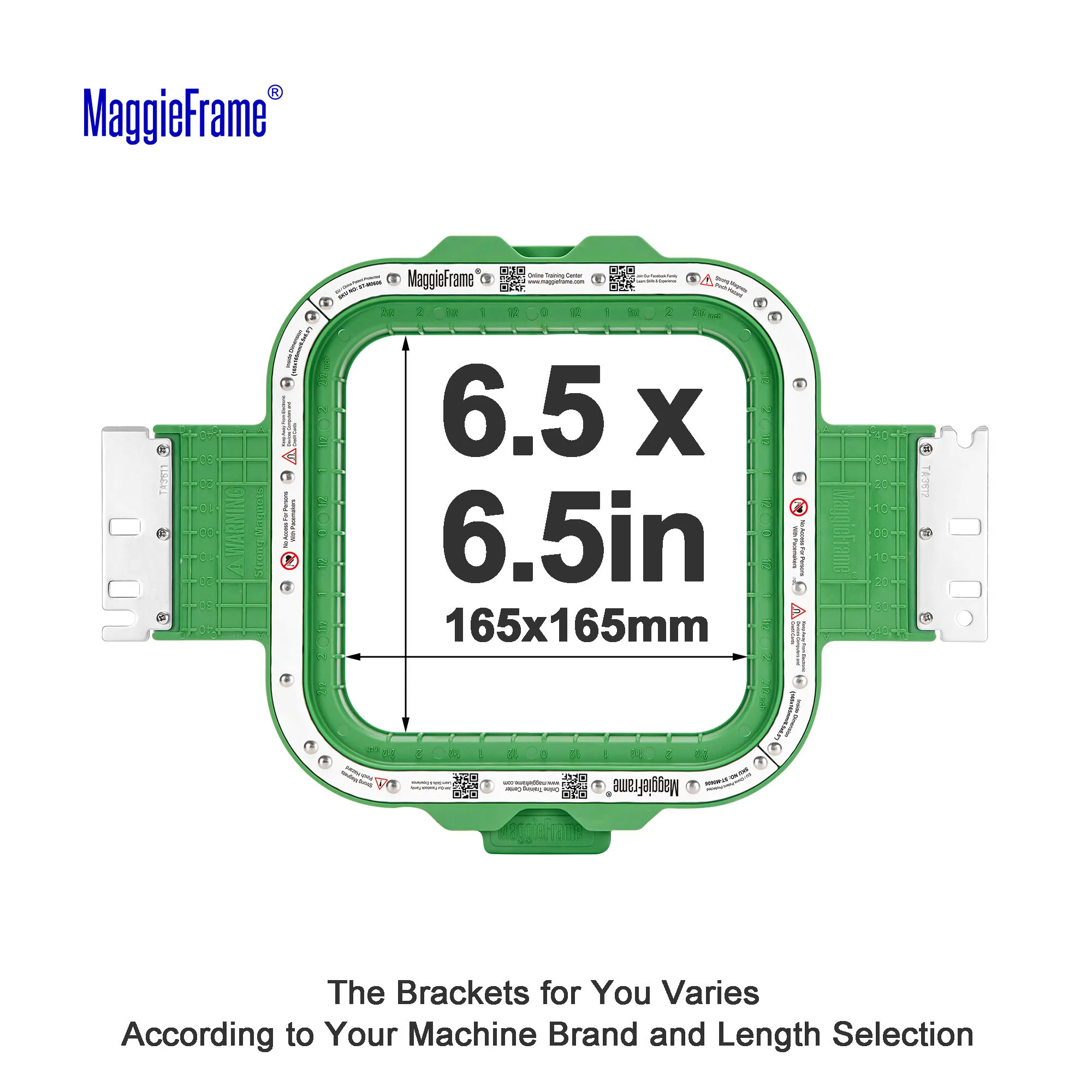 MaggieFrame Magnetic Hoops for SWF Embroidery Machine Embroidery Hoop Magnetic Hoop Sewing Accessories image 3