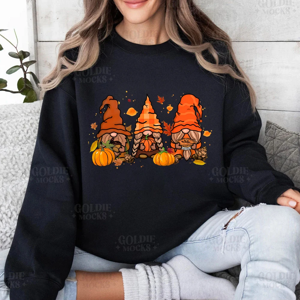 

Gnomes Fall Women's Clothing Cute Gnome Hoodies Thanksgiving Women's Clothing Gift for Thanksgiving Hoodie Fall Gift Sweatshirts