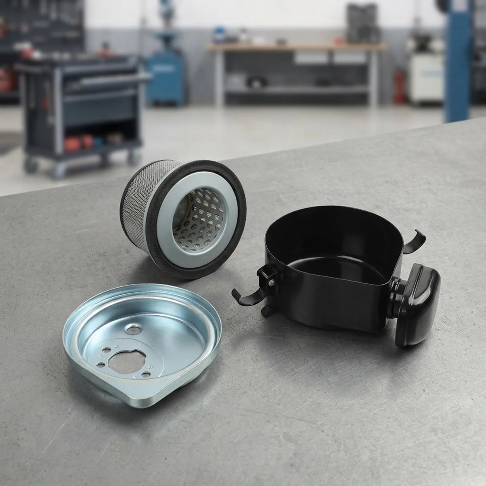For Engine Protection Air Cleaner Assembly Dust Trap Unit Black Smooth Airflow Design Stable Operating Conditions