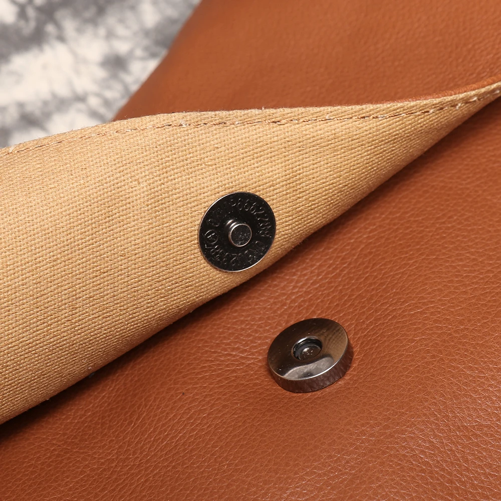 LUOKIR Vintage Echtem Leder Umhängetasche männer Mode Einfache Schulter Messenger Taschen Casual Luxury Klappe Rindsleder Kupplung Tasche – Detail 10
