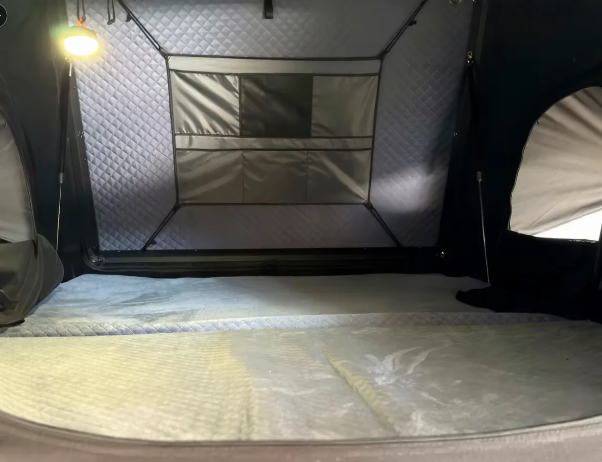 Quick Setup Waterproof Side Open Clamshell ABS Hard Shell Roof Top Tent Car Roof Tent ABS Shell Hard Shell ABS Roof Top Tent