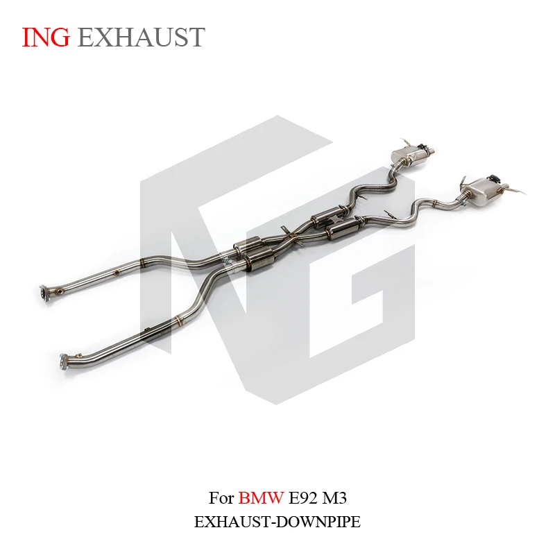

ING Exhaust Flexible SS304 Electronic Remote Valve Catback for BMW E90 E92 E93 M3 V8 4.0L Muffler Car Drive Model Escape System
