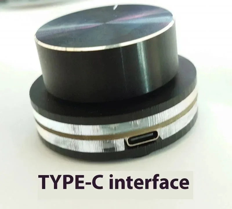 SayoDevice E1 Custom 2.4G Bluetooth Wired Volume Controller Support Short-cut Multifunctional Knob Surface Dial Mini Keyboard